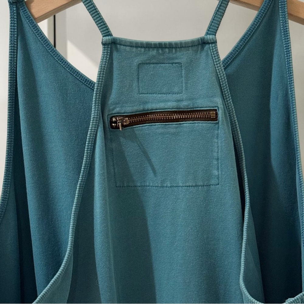 FP Movement Hot Shot Onsie Teal Onesie Jumpsuit Slouchy Active Romper Large - Picture 6 of 10